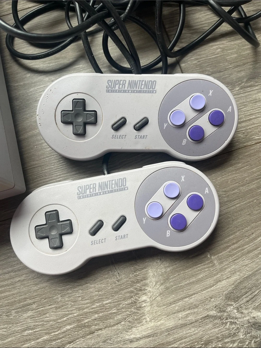 Nintendo Super Nintendo Entertainment System (gray & purple)